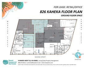 826 Kaheka St, Honolulu, HI for lease Floor Plan- Image 1 of 1