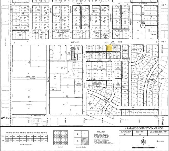 1100 W Littleton Blvd, Littleton, CO for sale - Plat Map - Image 3 of 59