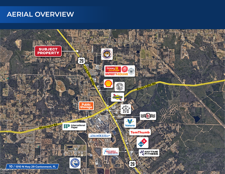 1310 N Highway 29, Cantonment, FL for sale - Aerial - Image 2 of 5