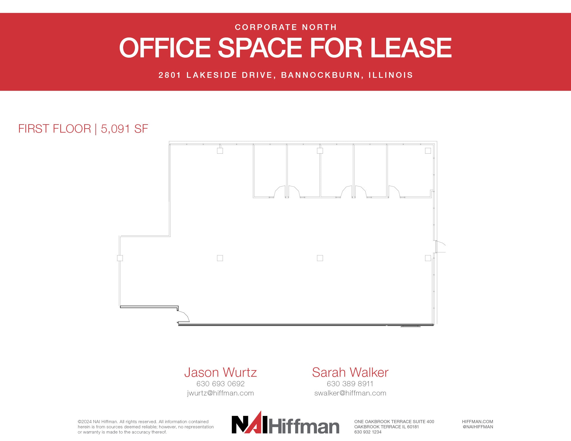 2801 Lakeside Dr, Bannockburn, IL for lease Floor Plan- Image 1 of 1