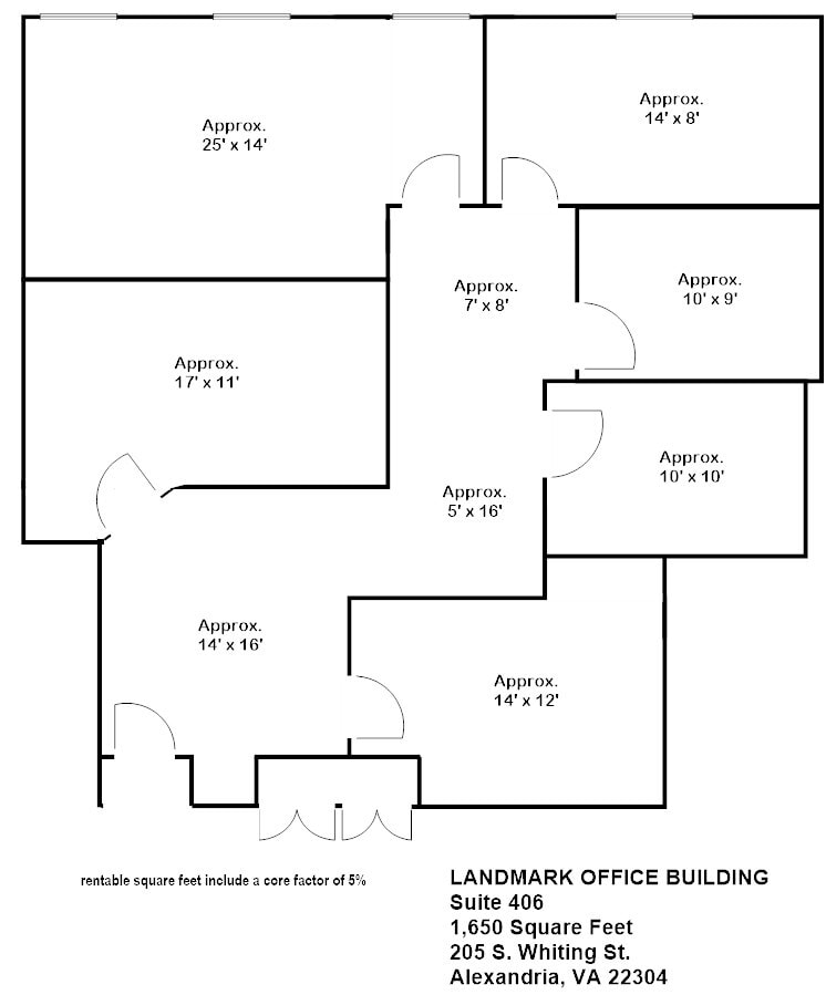 205 S Whiting St, Alexandria, VA for lease Floor Plan- Image 1 of 1
