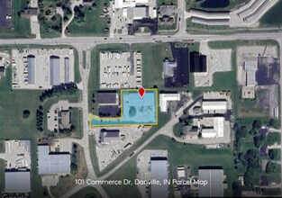 101 Commerce Dr, Danville, IN - AERIAL  map view