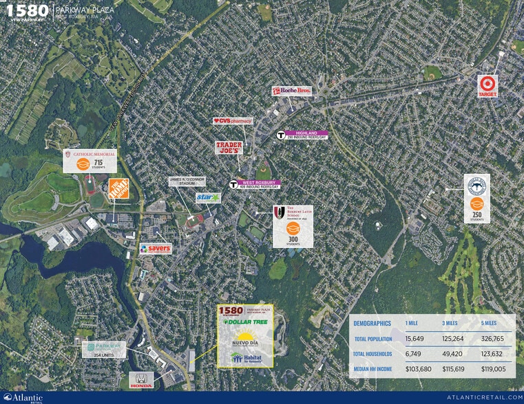 1580-1600 VFW Pky, West Roxbury, MA for lease - Building Photo - Image 3 of 4