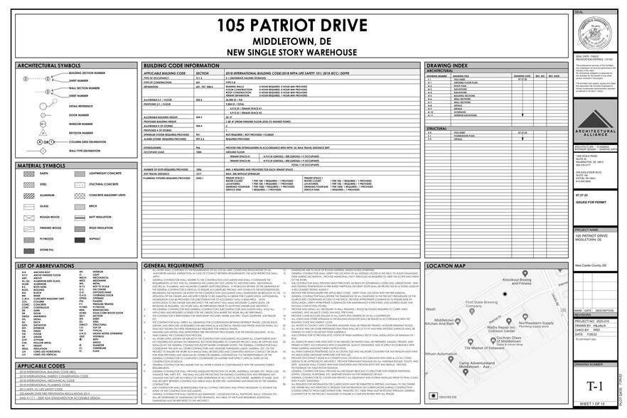 105 Patriot Dr, Middletown, DE for lease - Site Plan - Image 1 of 2