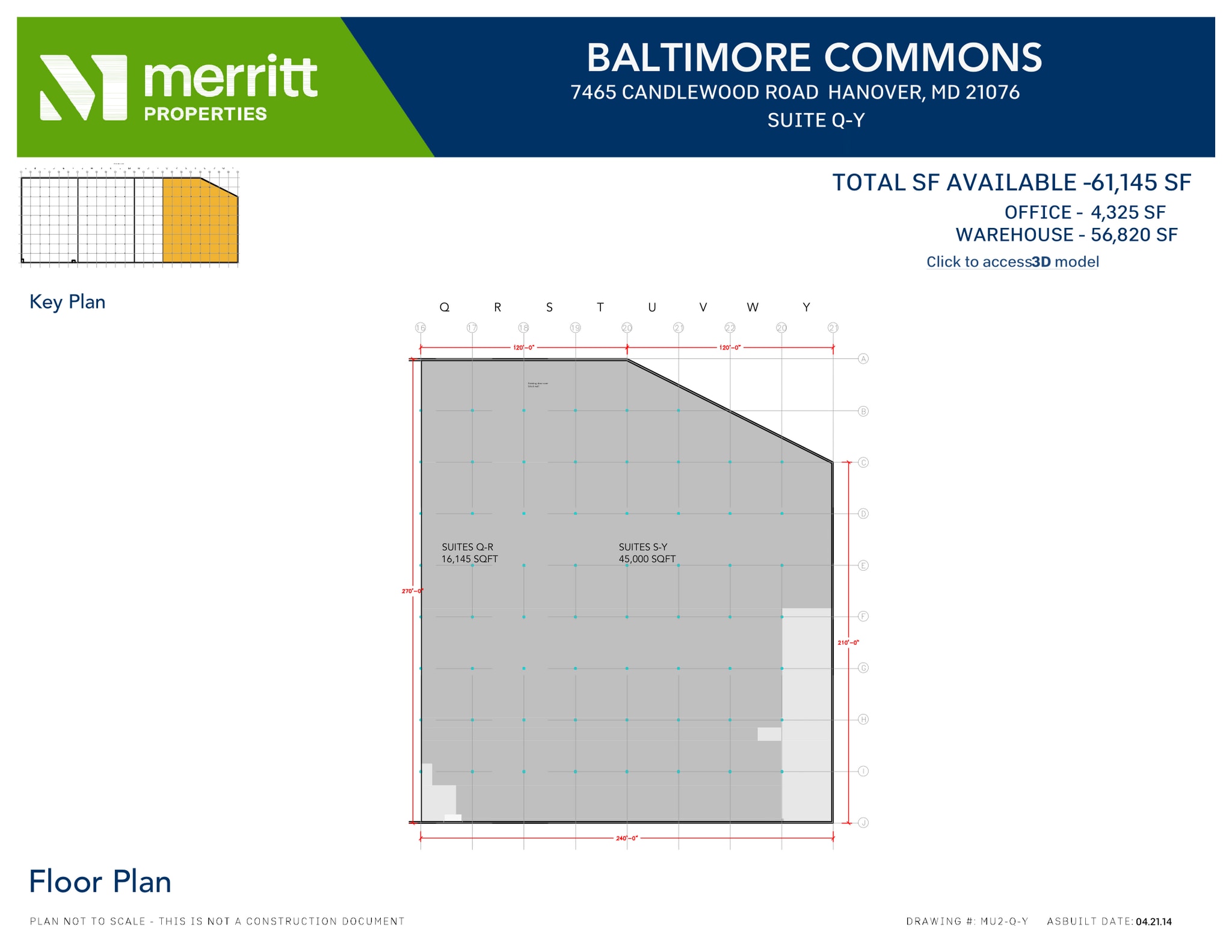 7455 New Ridge Rd, Hanover, MD for lease Floor Plan- Image 1 of 1