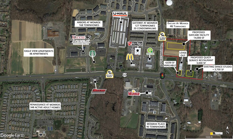 957 Route 33 W, Monroe Township, NJ for lease - Building Photo - Image 3 of 4