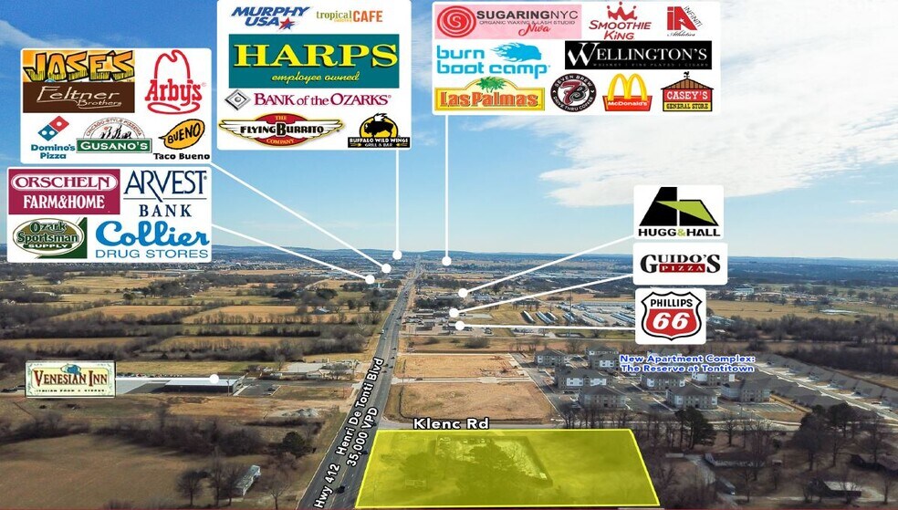 139 S Klenc& Highway 412 Blvd, Springdale, AR for sale - Building Photo - Image 1 of 1