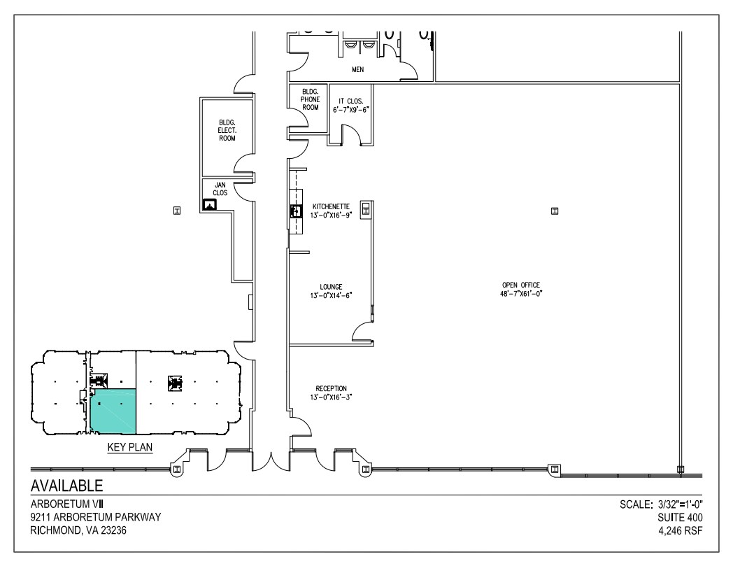 9211 Arboretum Pky, Richmond, VA for lease Floor Plan- Image 1 of 1