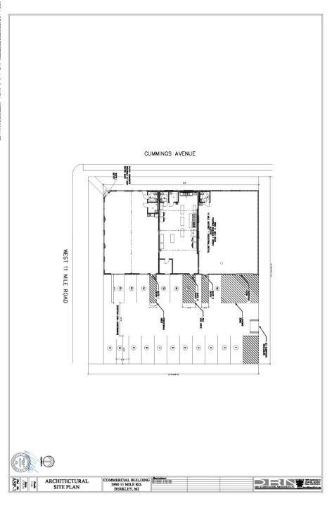 3890 11 Mile Rd, Berkley, MI for lease Site Plan- Image 1 of 2