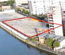 Trinidad Wharf, London, LND - AERIAL map view