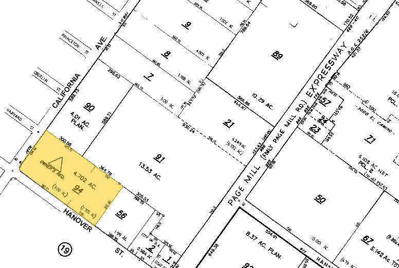 2475 Hanover St, Palo Alto, CA for lease - Plat Map - Image 2 of 5