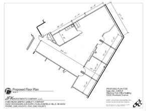 43252 Woodward Ave, Bloomfield Hills, MI for lease Floor Plan- Image 1 of 1