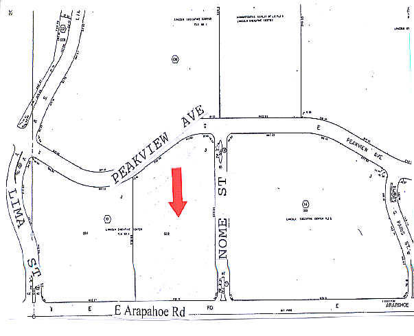 11551-11601 E Arapahoe Rd, Centennial, CO for sale Plat Map- Image 1 of 1