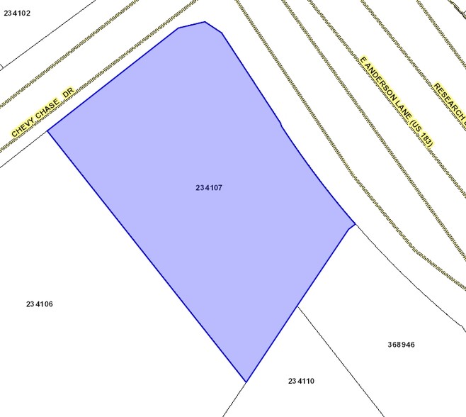 7745 Chevy Chase Dr, Austin, TX for sale - Plat Map - Image 2 of 7