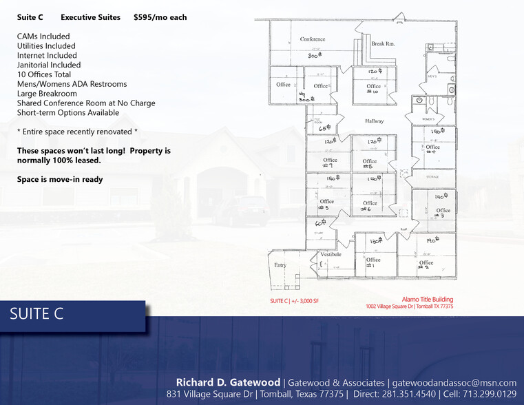 1002 Village Square Dr, Tomball, TX for lease - Building Photo - Image 2 of 7