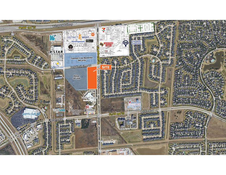 SWQ Park Westheimer Rd & S Peek rd, Richmond, TX for sale - Primary Photo - Image 1 of 3