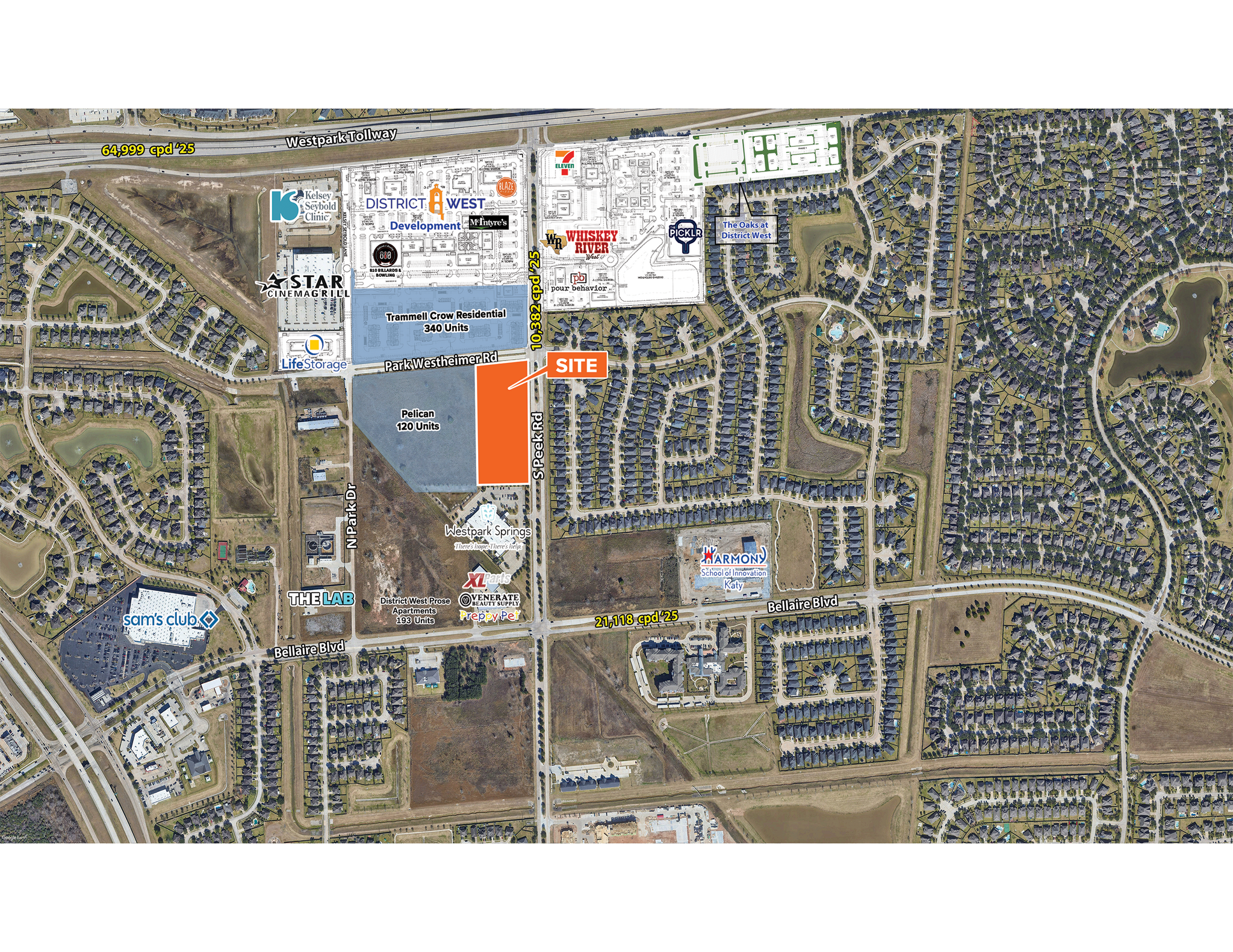 SWQ Park Westheimer Rd & S Peek rd, Richmond, TX for sale Primary Photo- Image 1 of 4