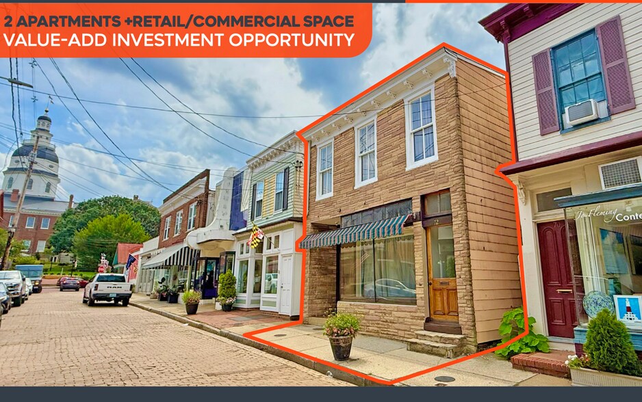 72 Maryland Ave, Annapolis, MD for sale - Building Photo - Image 1 of 3