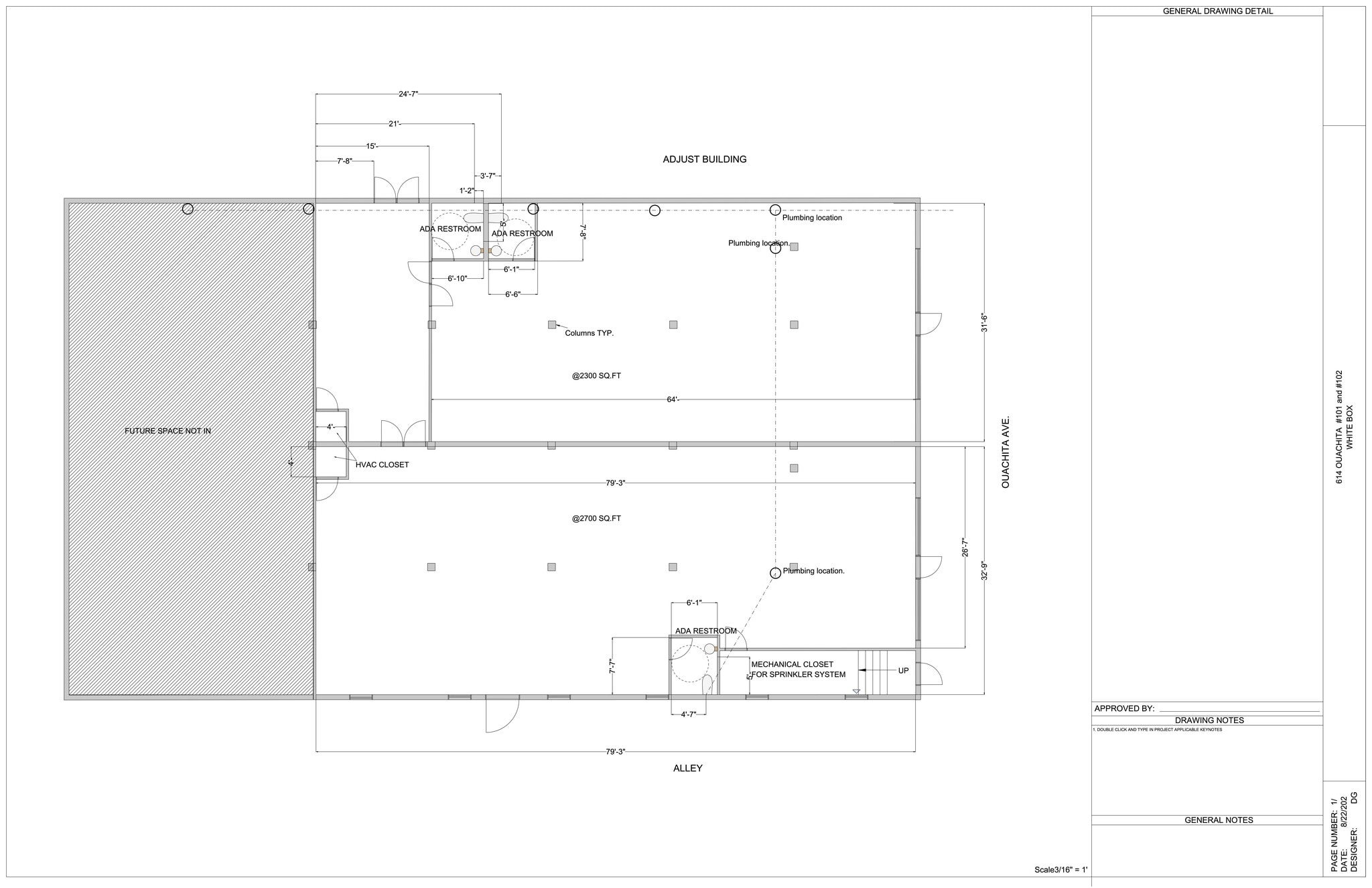 600-614 Ouachita Ave, Hot Springs National Park, AR for lease Site Plan- Image 1 of 4