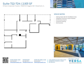 10600 W Higgins Rd, Rosemont, IL for lease Floor Plan- Image 2 of 2