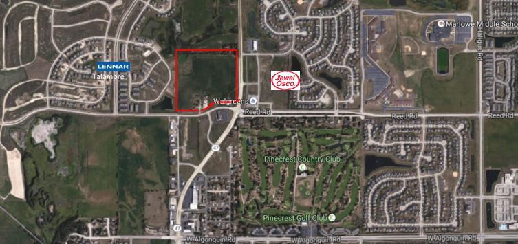 NWC Reed Rd & Route 47, Huntley, IL for sale - Primary Photo - Image 1 of 1