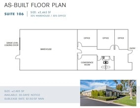 5482 Complex St, San Diego, CA for lease Floor Plan- Image 2 of 2