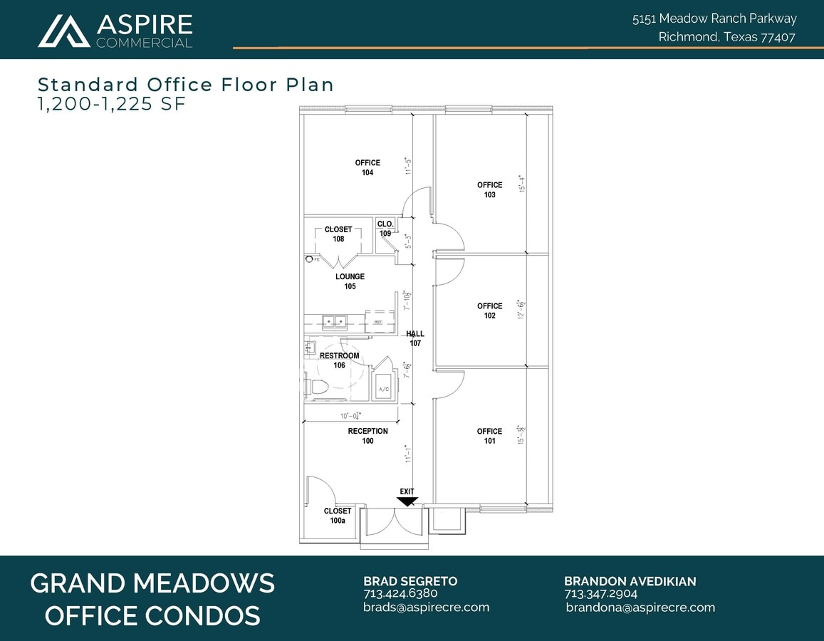 5151 Meadow Ranch Pky, Richmond, TX 77407 - Unit 1002 -  - Floor Plan - Image 1 of 3