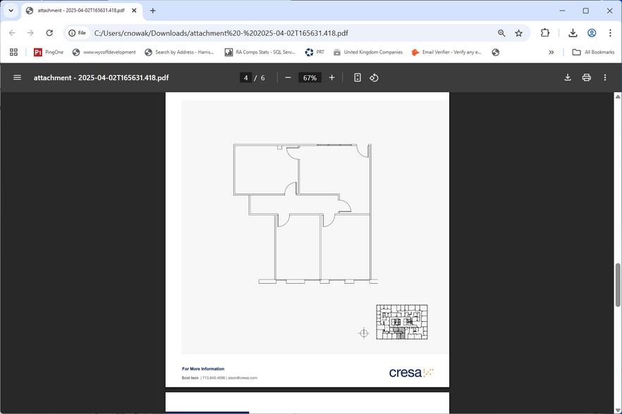 5005 Woodway Dr, Houston, TX for lease - Floor Plan - Image 3 of 7