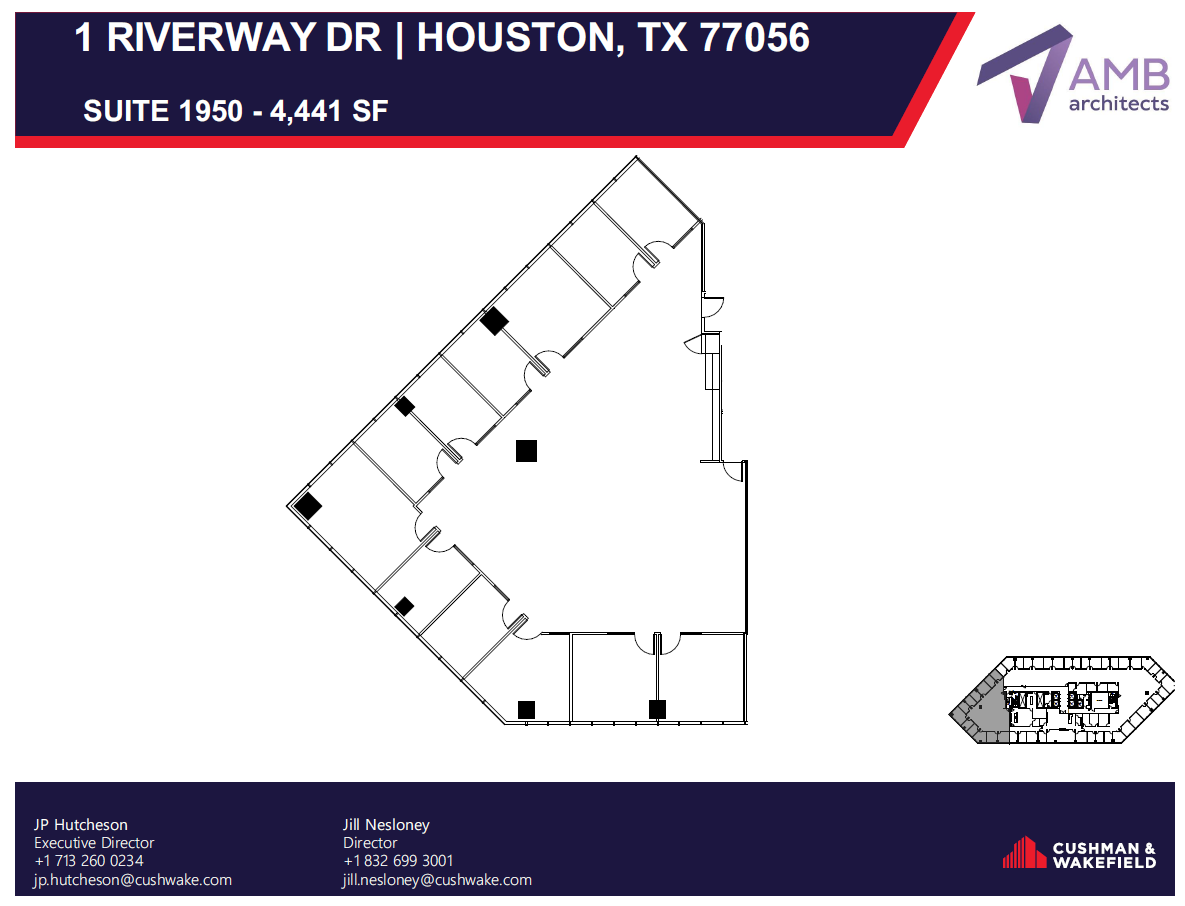 1 Riverway, Houston, TX for lease Floor Plan- Image 1 of 1