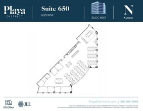 6100 Center Dr, Los Angeles, CA for lease Floor Plan- Image 1 of 3