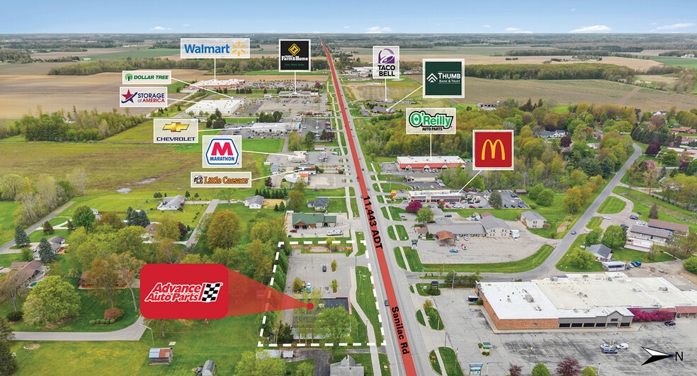 435 W Sanilac Ave, Sandusky, MI for sale - Building Photo - Image 2 of 2