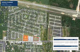 3332 Spring Stuebner Rd, Spring, TX - aerial  map view - Image1