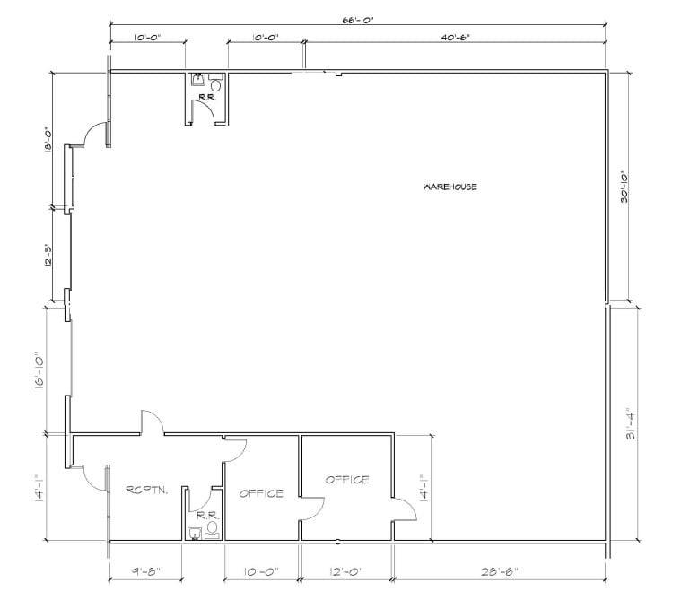 1325 Whitlock Ln, Carrollton, TX for lease Floor Plan- Image 1 of 1
