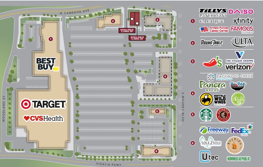 4004-4248 S Mooney Blvd, Visalia, CA for lease - Building Photo - Image 2 of 3