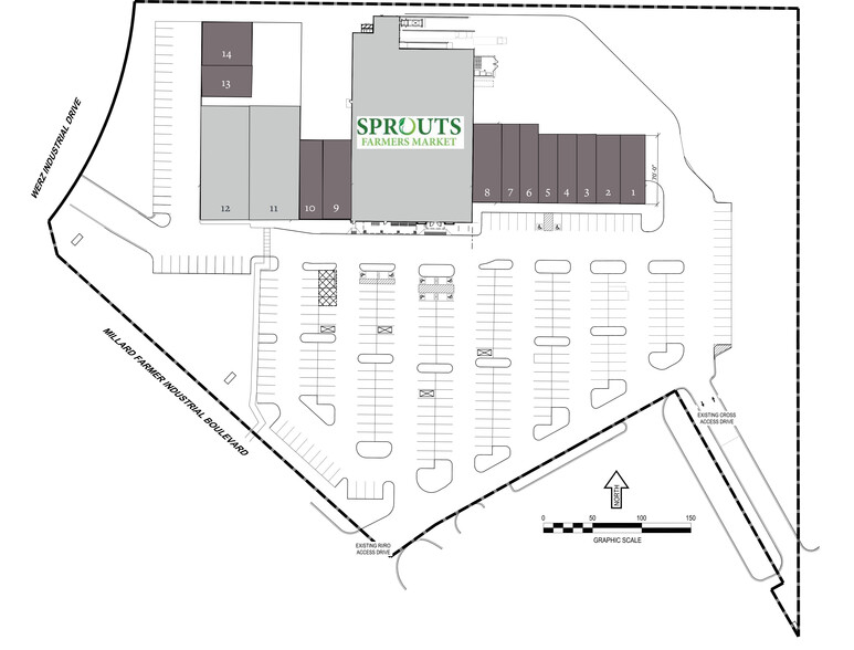 19 Millard Farmer Industrial Blvd, Newnan, GA for lease - Site Plan - Image 3 of 4