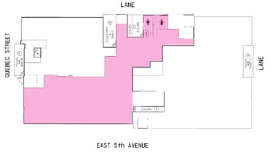111 E 5th Ave, Vancouver, BC for lease Floor Plan- Image 1 of 1
