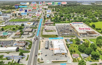 3300 Broadway St, Mount Vernon, IL - AERIAL  map view