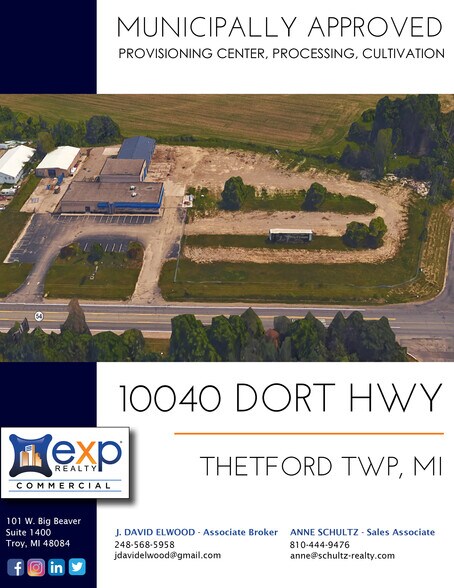 Thetford Dispensary, Cultivation, Processing, Clio, MI for sale - Building Photo - Image 1 of 1