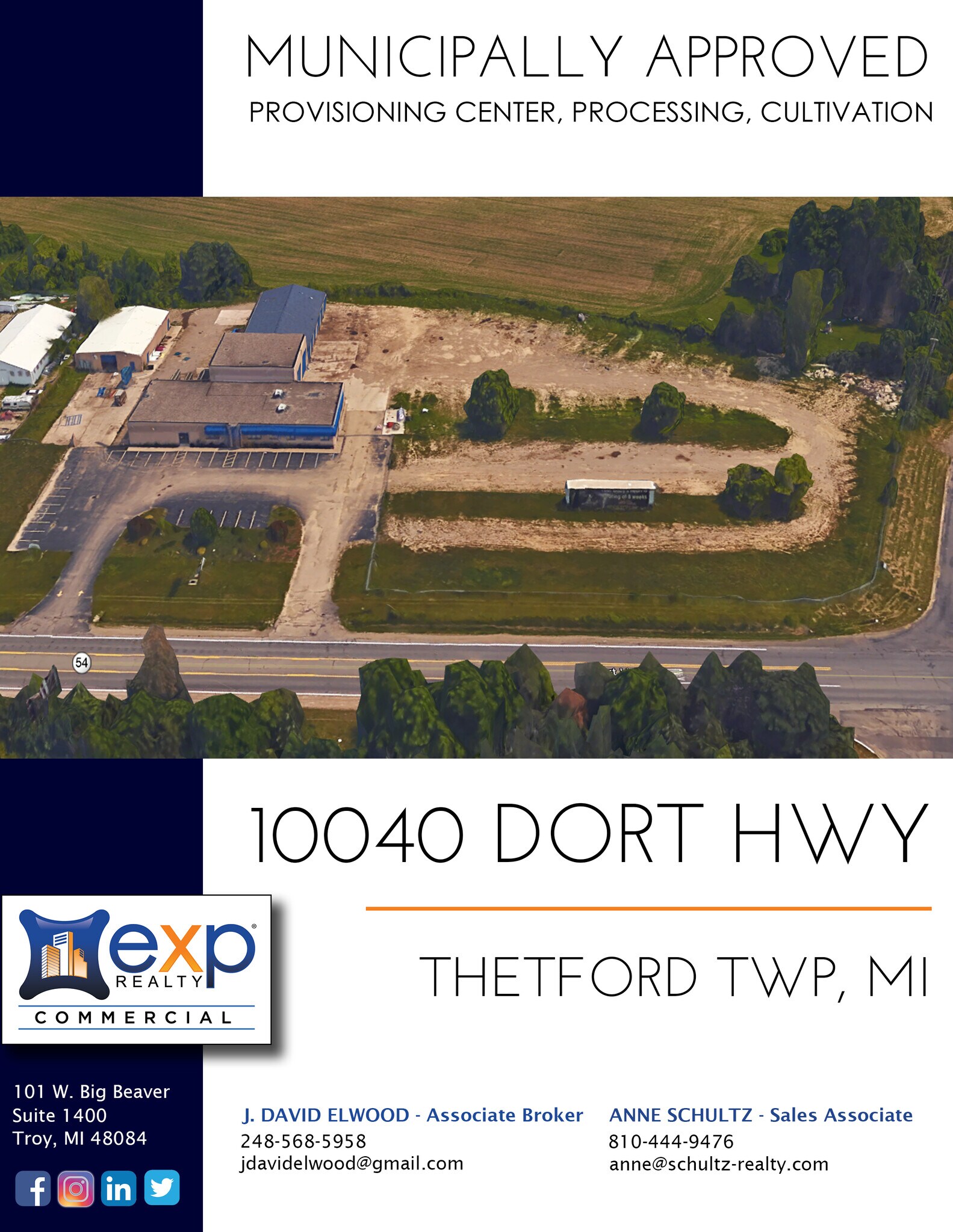 Thetford Dispensary, Cultivation, Processing, Clio, MI for sale Building Photo- Image 1 of 1