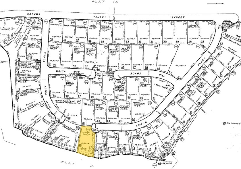 99-1450 Koaha Pl, Honolulu, HI for lease - Plat Map - Image 2 of 4