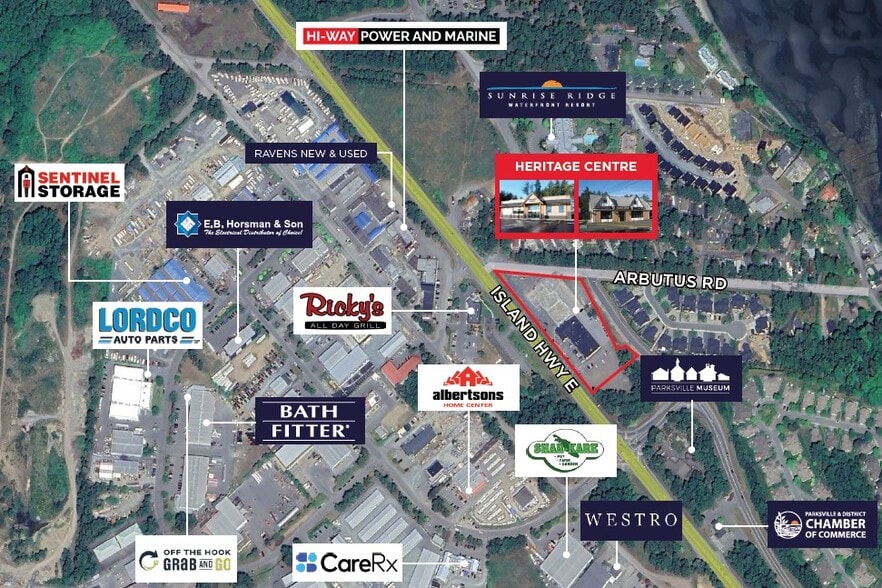 1209 Island Hwy E, Parksville, BC for lease - Building Photo - Image 1 of 3