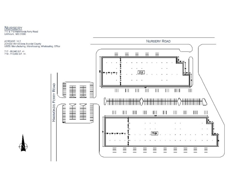 717 Hammonds Ferry Rd, Linthicum Heights, MD for lease - Site Plan - Image 3 of 11