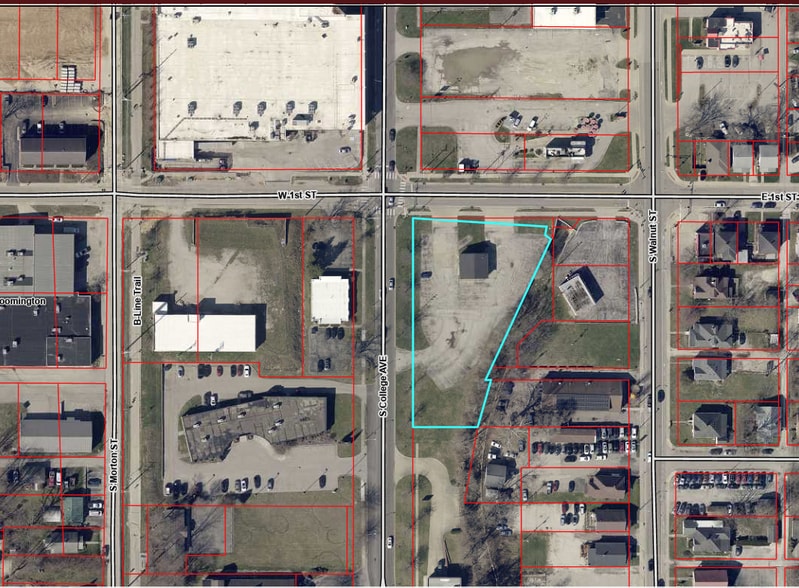 115 W 1st St, Bloomington, IN for lease - Aerial - Image 1 of 1