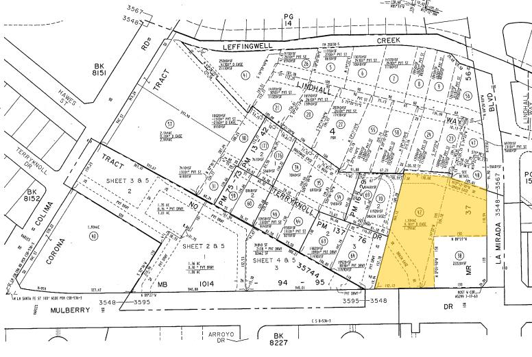 10701-10731 La Mirada Dr, Whittier, CA for sale - Plat Map - Image 2 of 5