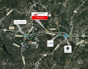 4855 Shiloh Rd, Cumming, GA - AERIAL  map view
