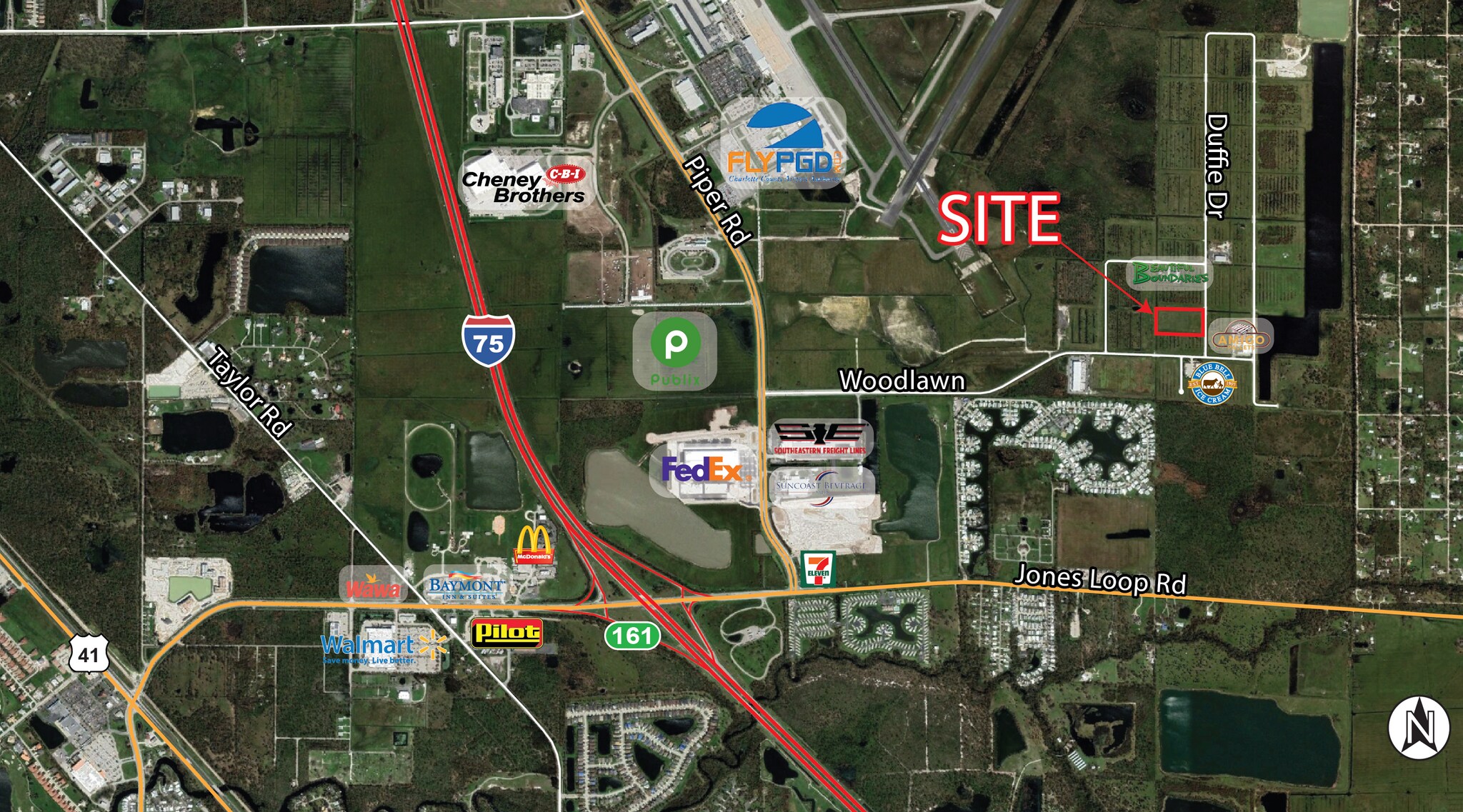 8428 Holmes Blvd, Punta Gorda, FL for sale Aerial- Image 1 of 1