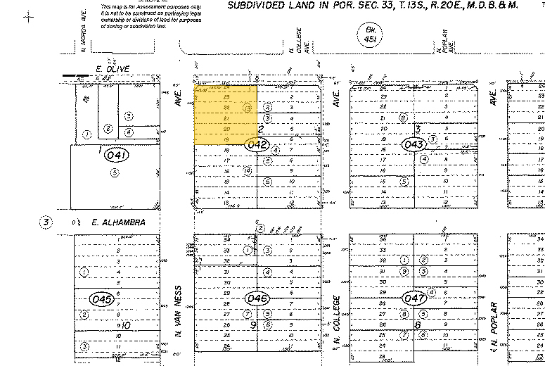 1140 N Van Ness Ave, Fresno, CA for sale - Plat Map - Image 1 of 1