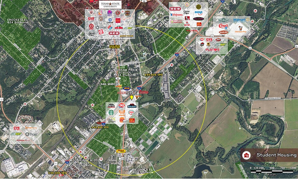 200 N Interstate 35, San Marcos, TX for lease - Aerial - Image 2 of 7