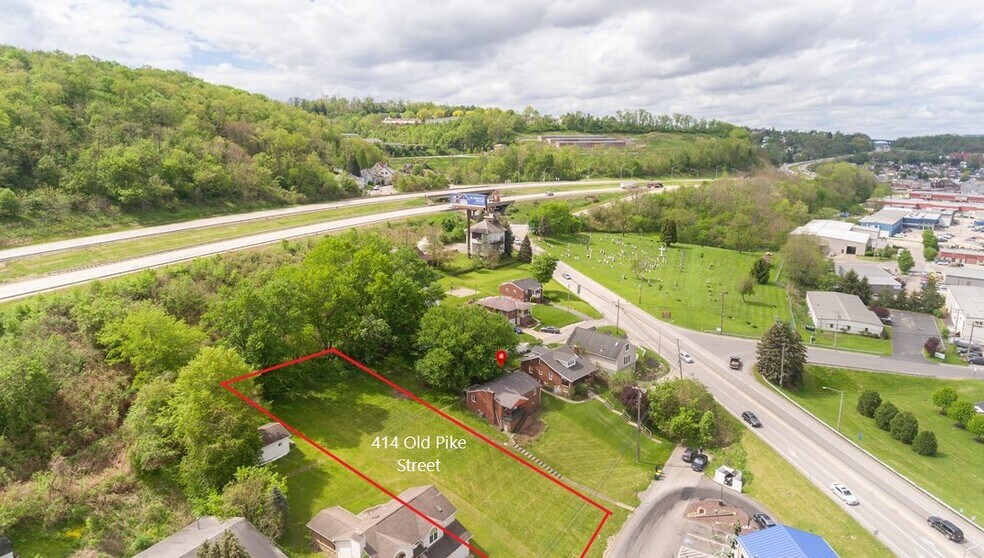 414 Old Pike St, Canonsburg, PA for sale - Aerial - Image 1 of 6