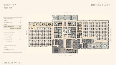 245 Park Ave, New York, NY for lease Floor Plan- Image 1 of 3